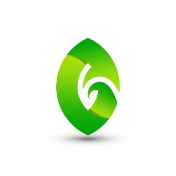 Abstract Gradient  Letter L Leaf Logo Design Template Premium Vector Stock Illustration