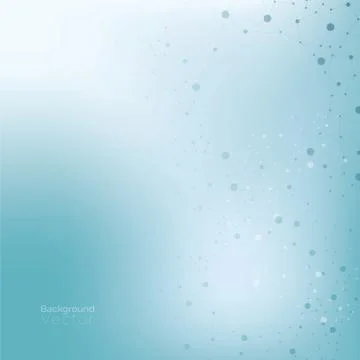 Abstract gradient light blue (turquoise) background with molecular pattern Stock Illustration