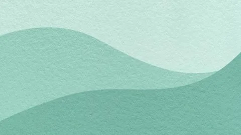 Abstract gradient light mint, cyan, aqua texture paper background, wavy layer Stock Photos