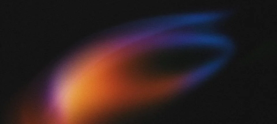 Abstract gradient light trail with grainy texture Stock Illustration