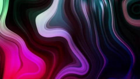Abstract gradient line liquid wave animation Video stock 258044613