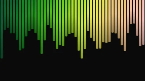 Abstract Gradient Lines on Black Background Stock Footage 331907639