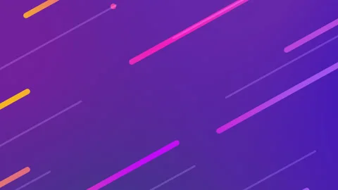 Abstract gradient lines loop animation. Modern background,  motion design Stock Footage 158064491
