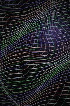 Abstract Gradient Lines Pattern Stock Illustration