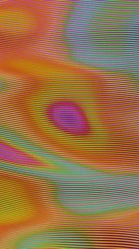 Abstract Gradient Lines with Smooth Wave Patterns Stock Illustration