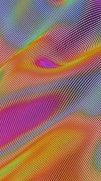 Abstract Gradient Lines with Smooth Wave Patterns Stock Illustration