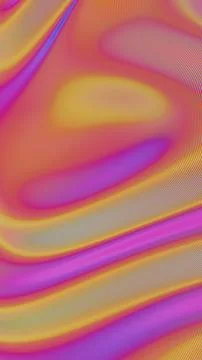 Abstract Gradient Lines with Smooth Wave Patterns Stock Illustration