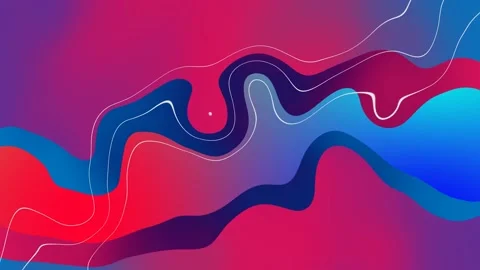 Abstract gradient liquid wavy background Stock Footage 156741308