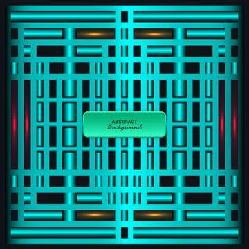 Abstract gradient monogram background design Stock Illustration