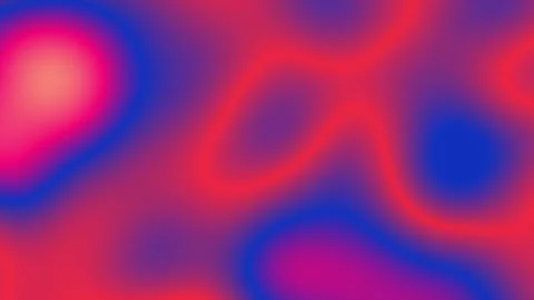 Abstract gradient morphing background in scarlet red, neon pink, blue colors Vídeo Stock 321026450