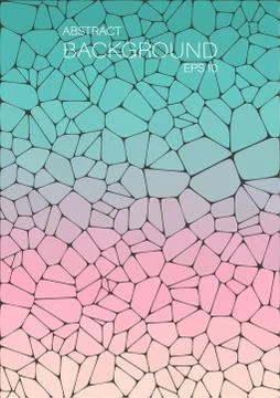 Abstract gradient mosaic background for design Stock Illustration