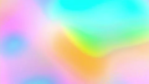 Abstract gradient motion background with flowing pastel liquid shapes. Stock Footage 345445921