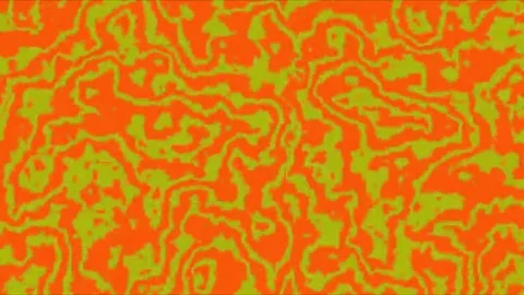 Abstract gradient motion forms a water-like pattern with yellow-orange color Stock Footage 246057584
