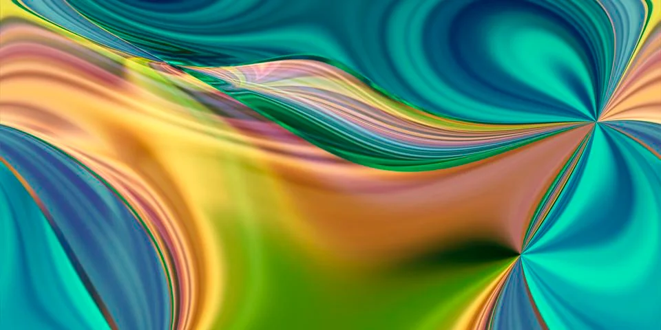 Abstract gradient multi-color background trend color 2020.  the flowing lines Stock Illustration