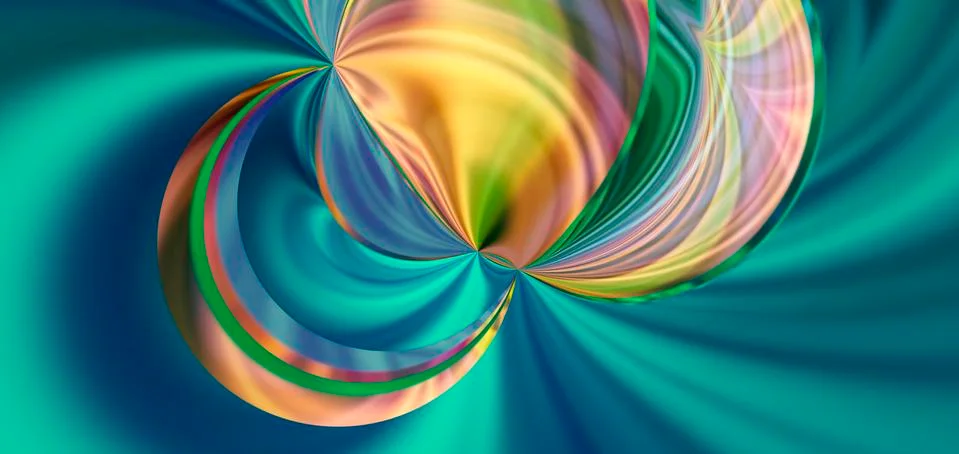 Abstract gradient multi-color background trend color 2020.  the flowing lines Illustrazione stock