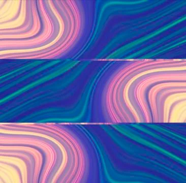 Abstract gradient multi-color background trend color 2020.  the flowing lines Illustrazione stock