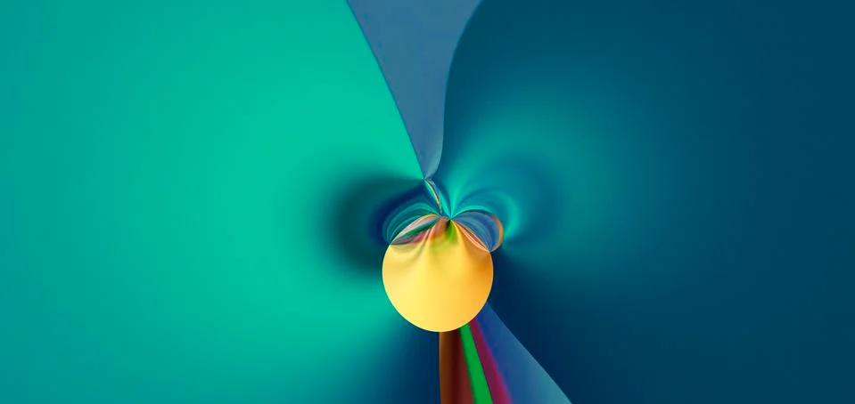 Abstract gradient multi-color background trend color 2020.  the flowing lines Illustrazione stock