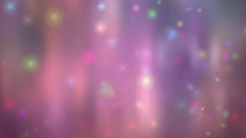 Abstract Gradient Multicolor Glowing Light Spots And Bokeh Effects Background Stock Footage 310951626
