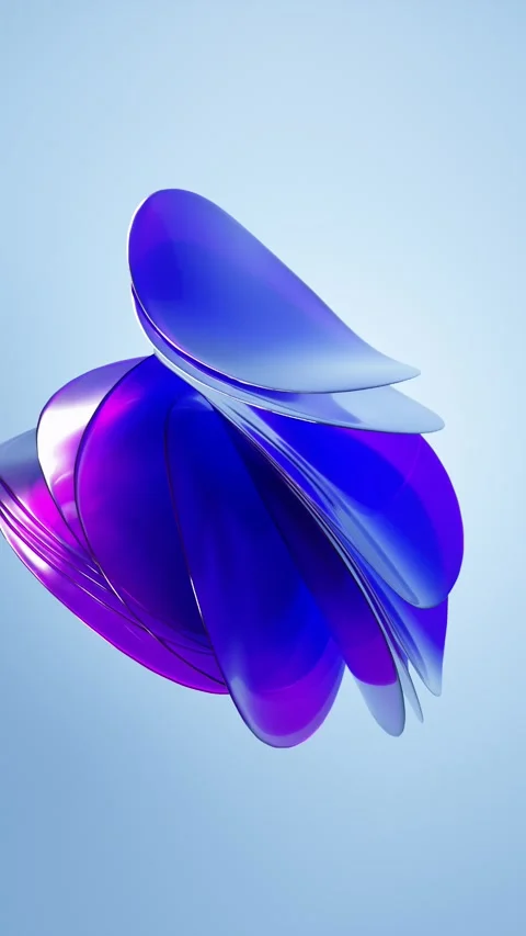 Abstract gradient multilayer glass background Video stock 261571275