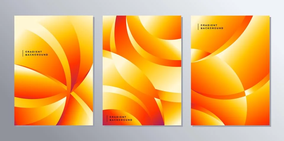 Abstract gradient orange background. Orange technology background. Stock Illustration