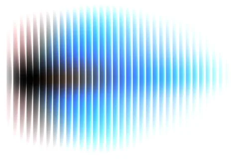 Abstract gradient oval shape with vertical segments fading from dark to lig.. Stock Illustration
