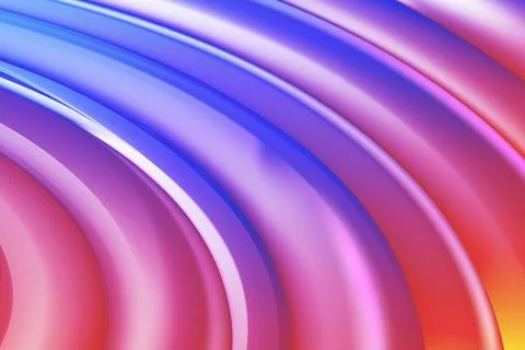 Abstract gradient overly color wavy style background design template Illustrazione stock