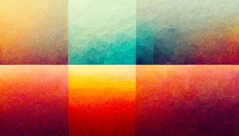 Abstract gradient on paper texture in minimalist style. Stock Illustration