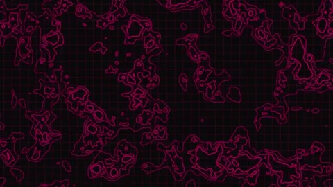 Abstract gradient particle waves seamlessly flow with soft light and bokeha.. Video stock 278399610