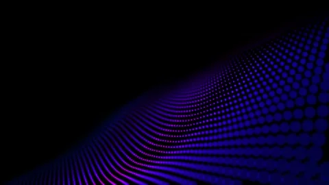 Abstract gradient particle waves seamlessly flowing with soft light and bok.. 스톡 동영상 286160158