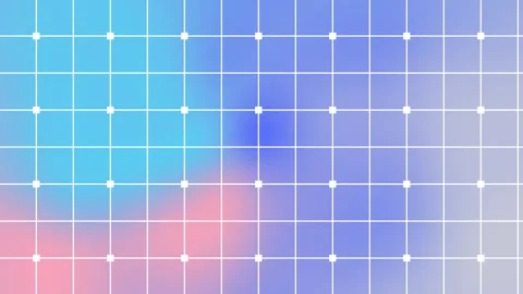 Abstract Gradient Pastel Animation Background with Grid Pattern Vídeos de archivo 308464397