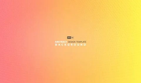Abstract gradient pink and yellow decoration background. illustration vector Stock Illustration