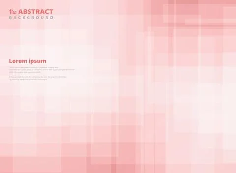Abstract gradient pink square pattern background. Stock Illustration