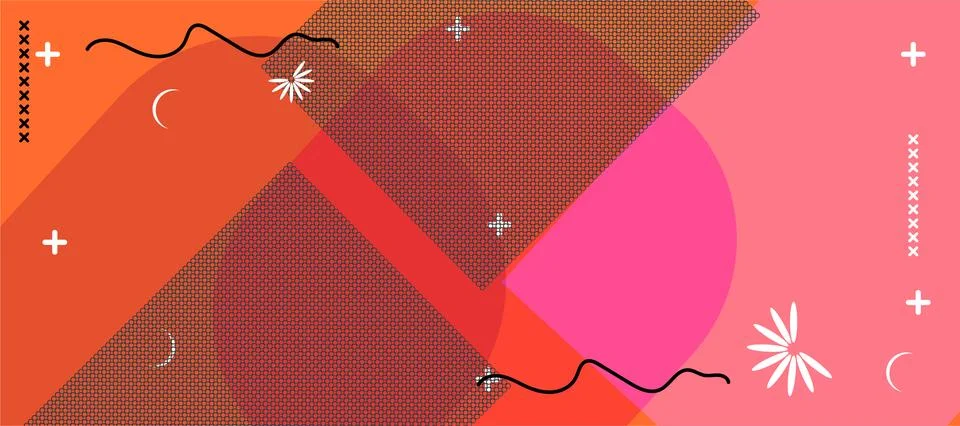 Abstract gradient poster background vector. style cover template with vibra.. Stock Illustration