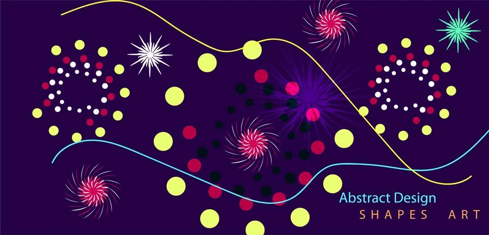 Abstract gradient poster background vector. style cover template with vibra.. Stock Illustration