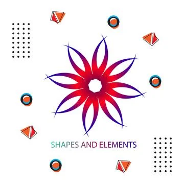 Abstract gradient poster background vector. style cover template with vibra.. Stock Illustration
