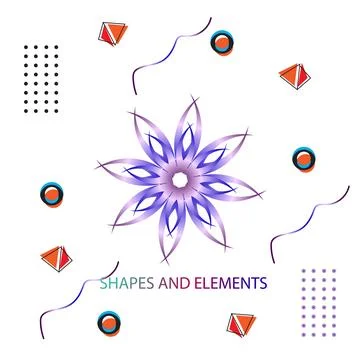 Abstract gradient poster background vector. style cover template with vibra.. Stock Illustration