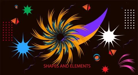 Abstract gradient poster background vector. style cover template with vibra.. Illustrazione stock