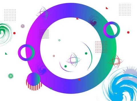 Abstract gradient poster background vector. style cover template with vibra.. Stock Illustration