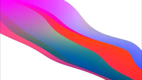 Abstract gradient purple colorful line with smooth wavy background Stock Footage 171015873