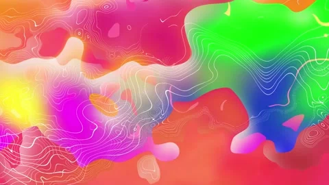 Abstract gradient rainbow animation Colorful backgrounds 4K motion illustration Stock Footage 170403419