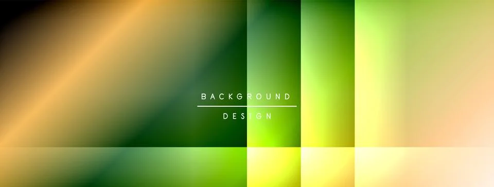 Abstract gradient rectangles dominate image. Colors transition from gold to 스톡 일러스트