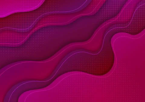 Abstract gradient red and pink decorative style template. Stock Illustration