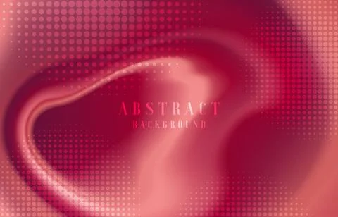 Abstract gradient red colorful design of futuristic mesh and halftone style Stock Illustration