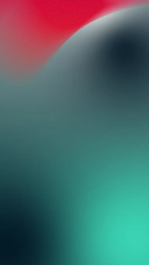 Abstract gradient of red, teal, and dark gray. Soft blurry shapes in a seamless Vídeo Stock 309701366