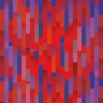 Abstract gradient retro vector background with stripes in 3d. Colorful vibrant Stock Illustration