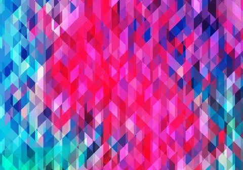 Abstract gradient rhombus polygonal background. Vector illustration. Stock Illustration