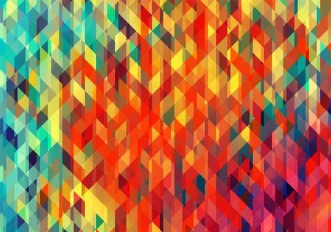 Abstract gradient rhombus polygonal background. Stock Illustration