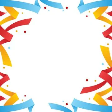 Abstract gradient ribbon frame design Stock Illustration