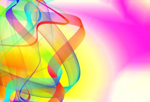 Abstract gradient ribbon template 스톡 일러스트