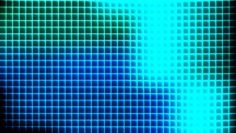 Abstract gradient of rounded squares in blue and green hues background text.. Stock Illustration